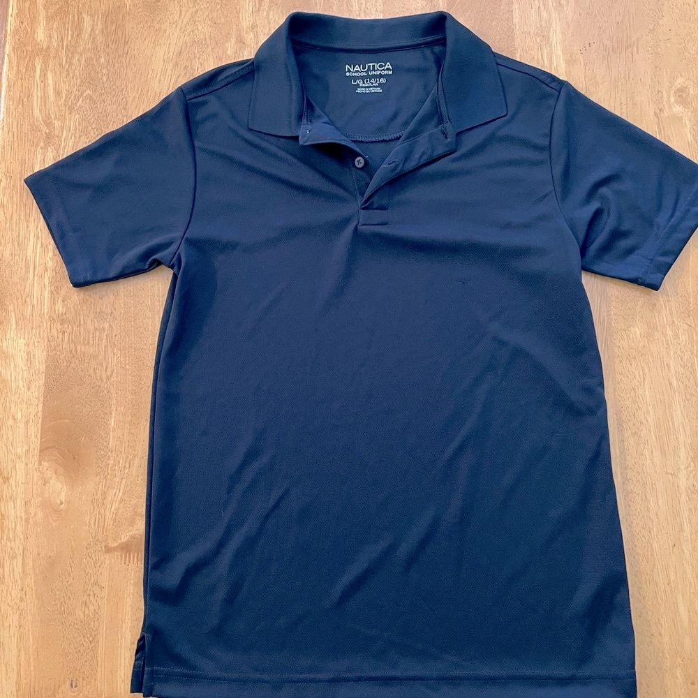 Nautica School Uniform Navy Blue Top • Size - Youth Large